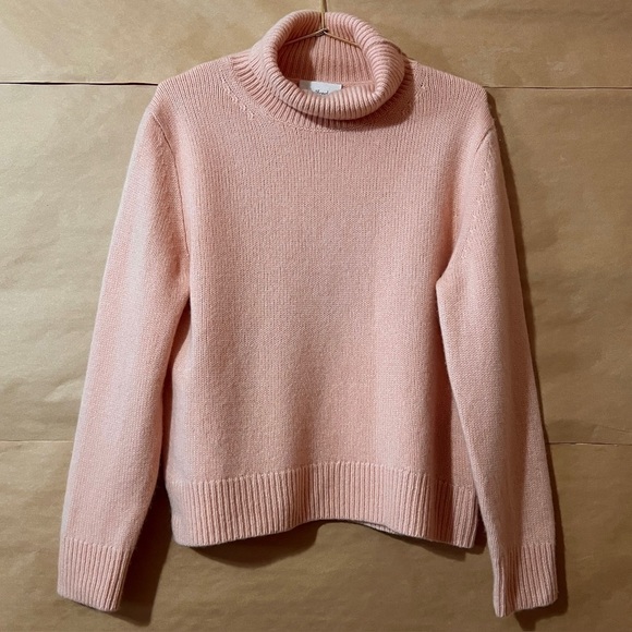 Aritzia Sweaters - Aritzia | NWOT Wilfred Luxe Cashmere Jara Sweater Turtleneck Coral Blush Size XS